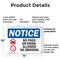 Signmission No Food Or Drink Allowed No Smoking OSHA Notice Sign, Plastic, 14in W x 10in L, 2PK OS-2PACK-NS-P-1014-L-14576 - alternate 8
